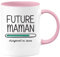 quotedazur - Mug Future Maman 2025 - Rose/Céramique