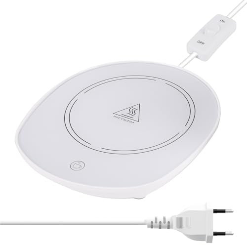 Kaffeetassenwärmer, Schreibtisch-Tassenheizkissen für Kaffee, Getränke, Milch, Teetassen, Duftkerzen, Weihnachtsgeschenke (ohne Tasse)