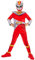 Rubies 1001583S000 Power Cosmic Fury Déguisement Ranger pour enfant, rouge, 7-8 ans