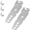 2uds 8269145 Soporte para Lavavajillas con Tornillos, Clips Lavavajillas Dishwasher Mounting Bracket Pieza de Repuesto para Lavavajillas para Whirlpool Ken-More Samsung