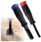 Gbloodst 2 Pcs Corner Chisel, 90° Square Mortise Chisel, Hinge Recess Corner Wood Chisel Tool for Cutting Square Mortised Door