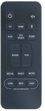 Ersetzte Fernbedienung Passend für Denon Home Theater Sound Bar System DHT-S216 DHTS216 DHT-S316 DHTS316 DHT-S216H DHTS216H