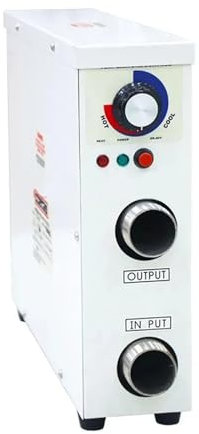 KLYDBMYT Calentador de Agua eléctrico con Bomba de Calor para Piscina de Alta eficiencia de 5,5 kW a 18 kW con Control Perilla, Calentador de Piscina y SPA de Alta eficiencia (11 kW, 220 W)