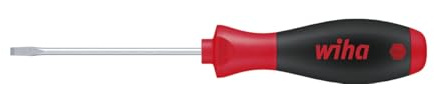 Wiha Schraubendreher SoftFinish® Schlitz mit Rundklinge (00709) 8,0 mm x 175 mm