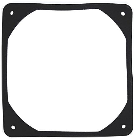 Coolerguys 80mm Anti-Vibration Rubber Fan Gasket - Black