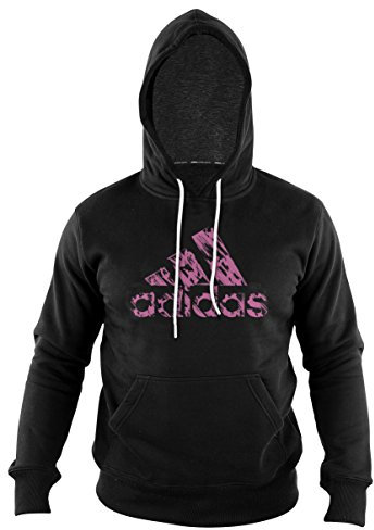 Adidas Sweat à Capuche Noir et Rose XS