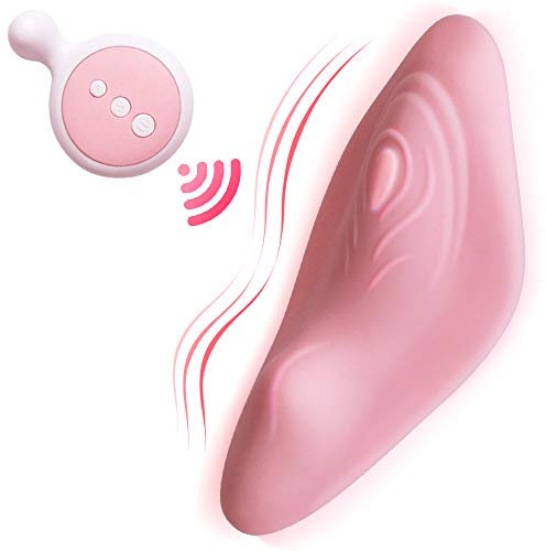 Wearable Butterfly Vibratoren für Sie mit Fernbedienung, Tragbarer Klitorisstimulator Leise, Auflegevibrator für Sie Stimulation der Klitoris, Sexspielzeug für Frauen und Paare, Panty Pleasure