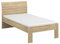 Rauch Möbel Flexx Bett Futonbett in Eiche Sonoma, Holz, Liegefläche 90 x 200 cm Gesamtmaße Bett BxHxT 95 x 90 x 209 cm