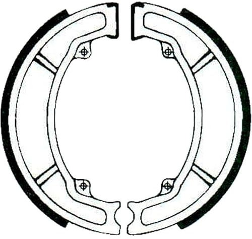 Hi-Q Bremsbacken für Trommelbremsen – Asbestfrei – Aluminium-Träger neutral