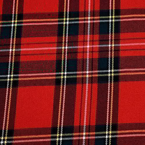 MAGAM-Stoffe Glen Schottenkaro Stoff Oeko-Tex Meterware 50cm (03. Rot)
