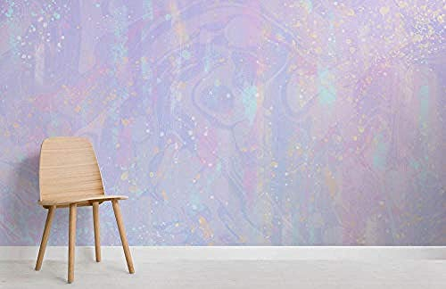 Benutzerdefinierte Anpassung Pastell Pink und Lila Einhorn Farbe Tapete Wandbild Wanddekoration fototapete 3D Tapete effekt Vlies wandbild Schlafzimmer-250cm×170cm