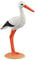 SCHLEICH 13936 Storch, für Kinder ab 3+ Jahren, Farm World - Spielfigur