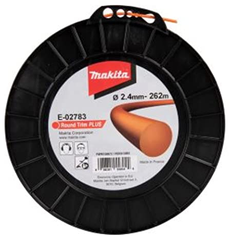 Makita E-02783 Filo Arancione Tondo Decespugliatore Tagliabordi 2,4mmx262m