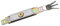 Cerradura de puerta de persiana enrollable con rodillo de metal para garaje (tipo B)
