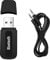Retoo Adaptador Bluetooth USB con Cable de Coche Audio aux 3,5 mm y micrófono como Manos Libres para Coche, Receptor inalámbrico Compatible con Android, iOS, estéreo y Radio de Coche para Streaming