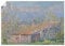 ARTLAND Wanddeko Poster & Kunstdrucke Wandposter Querformat Landschaften Garten Bäume Haus Meer Claude Monet U3FA