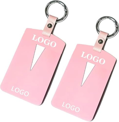 TOPABYTE Lot de 2 Porte-Cartes pour Tesla Model 3/Y/S/X Cybertruck 2017-2025 Porte-clés Étui de Protection en Silicone Couvercle de Protection pour Model Y Juniper Launch Series Accessoires, Rose