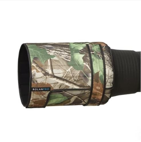 Rolanpro Lens Hood Telephoto Lens Folding Hood for Canon Nikon Sony Sigma Tamron 200mm f/2, 300mm f/2.8, 400mm f/4, 200-400mm f/4 SLR (S)-#5 Green Jungle Waterproof