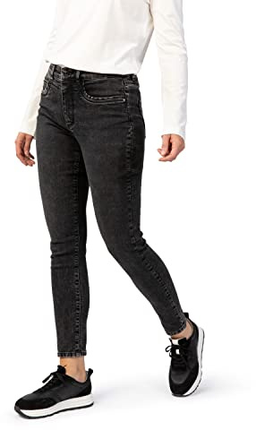 STOOKER Rio FEXXI Move Strass Damen 5-Pocket-Jeans Skinny Fit Denim/Jeans clean wash konisch lang