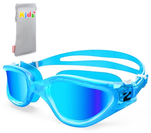 ZIONOR G1MINI Polarisiert/non Polarisiert Schwimmbrille Kinder(Jahre 6-14) | Komfortabel Taucherbrille Kinder, Anti Nebel UV-Schutz Schwimmbrillen für Mädchen und Jungen (Jahre 6-14)