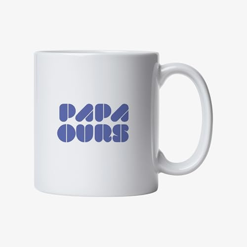 Mug PAPA OURS 3 - Blanc - Céramique Isolée - Tasse Rond - Mug - Maison