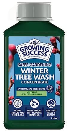 1L Winter Tree Wash - Tree Wash Liquid - Gardening Solution for Insect Control, Bug Eggs Removal, and Infestation Prevention - For Later Growing Season