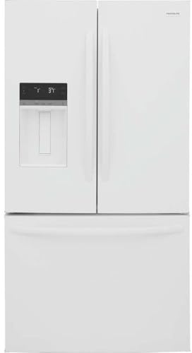 Frigidaire FRFS2823A 36 Inch Wide 27.8 Cu. Ft. French Door Refrigerator with External Ice and Water Dispenser - White