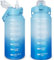 DEARRAY 2l Tritan Sport Gourde avec Paille et Marqueur de Temps de Motivation 2 litres grand Bouteille eau pour Basketball, Fitness, Gym, Randonnée, Voyage