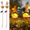 JOYCREATOR Lot de 2 lampes solaires d'extérieur en métal - Étanche IP65 - Lampes de jardin LED pour l'extérieur - Décoration de jardin - Elfe - Fée - Balcon - Terrasse - Pot de fleurs, GMM0262