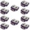 10Pcs CR2032 Lilypad Coin Cell Battery Holder Mount Module Lily Pad Battery Case Electricity Small Slide Switch Board Replaceable for Coin Cell Battery Holder