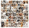 CavspkArt 100 Pcs Puppy Waterproof Stickers, Cute Dog Decals Vinyl, Scrapbook Stickers Puppy, Stickers for Kids Teen for Scrapbook Notebook Card Making Water Bottles Phone Luggage, VCMK-021