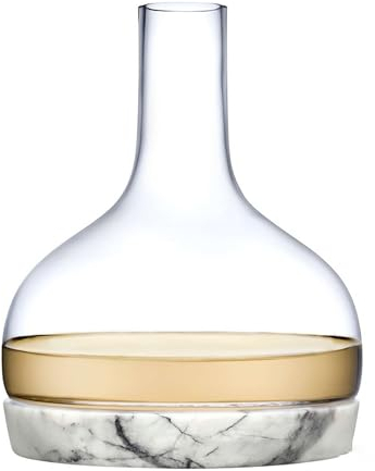 Carafes à décanter pour vin Support en marbre, ensemble de vin rafraîchissant, carafe à vin rouge en cristal, séparateur de verre à vin, vin glacé