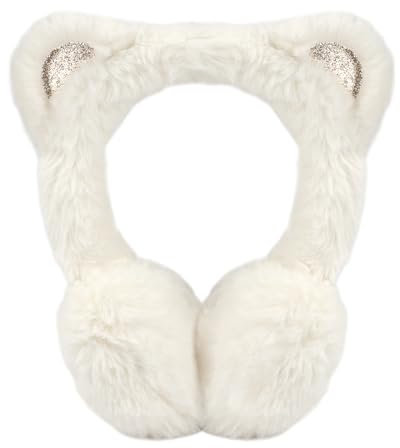 BTHRORO Cache Oreilles Pour Enfant Fille, Réglables Peluche Cache Oreilles d'hiver Cartoon Cache-oreilles pour Activités de plein air en hiver