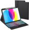 Custodia Con Tastiera per iPad 10 Generazione 10.9 2022/11 Generazione A16 2025: Tastiera Retroilluminata a 3 Zone e 7 Colori Con Trackpad Intelligente - Tastiera Rimovibile Con Layout Italiano QWERTY