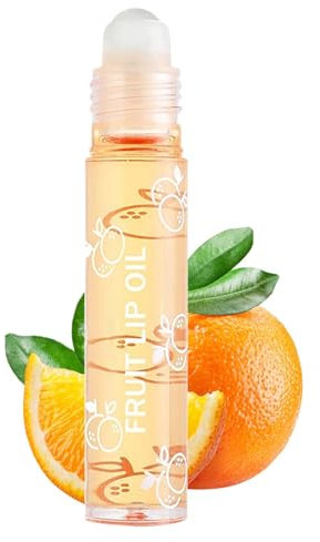 Roll- -Lipgloss, Roll- -Rollerball-Lippenöl mit Fruchtgeschmack, feuchtigkeitsspendendes Lippenöl-Set, Lippenglanzöl mit fruchtigen Aromen, transparenter, aufpolsternder Lipgloss für Teenager