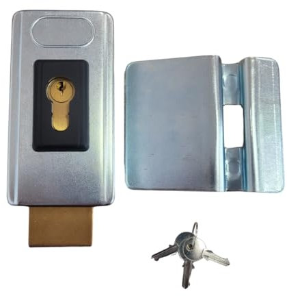 Cerradura eléctrica, electrocerradura para puertas de garaje batientes o basculante, manuales o automaticas modelo Motic 2050 (Montaje Vertical)