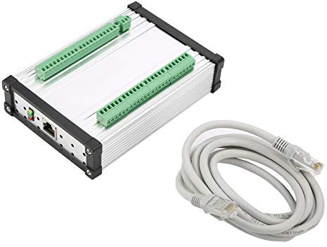 NVEC CNC-Controller, Motion Control-Karte 3/4/5/6 Achsen NVEC400 Ethernet-Schnittstellenplatine Controller 1-MHz-Ausgang für Farbe, Werbung usw (4 Achsen)