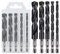 Vearter 5PCS Drill Bit Sets 5/6/8/10/12mm, HSS M2 Metal Drill Bits with Hex Shank Quick Change, AITiN Coated Drill Bits Set for Metal Pipe, Stainless Steel, Wood, Plastic