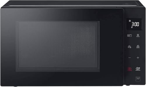 Forno Microonde Smart Inverter con Grill al Quarzo, 23 Litri, 1000 W, Programmi Automatici, 5 Livelli di Potenza Regolabili - Nero Fumè