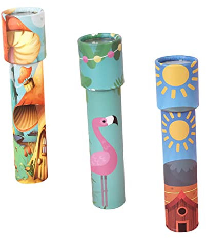 Alipis 3pièces pour Garçon Fille Jouet Éducatif Lot de Kaleidoscopes Classiques pour Garçon Fille