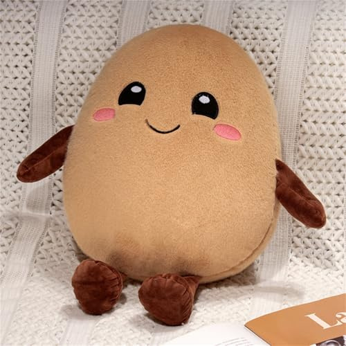 Ueiwffzo Potato Kartoffel kuschelkissen Kinder Plüschtier Süßes Kuscheltier Kissen, Plüschtier Schlüsselanhänger Spielzeug für Kinder Mädchen Und Jungen Geschenke (13cm)