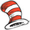 Eureka Peanuts Flying Ace Pennant Banner Der Kater mit Hut Einheitsgröße Cat in the Hat