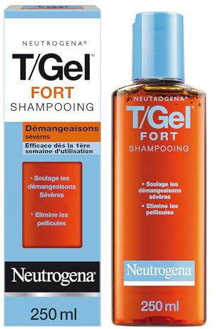 Neutrogena T/Gel forte, shampoo antiforfora contro prurito intenso, 250 ml