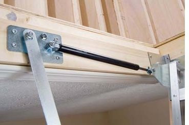 Heavy Duty Strut Kit for Werner Aluminum Attic Ladders (1 Pair) - Model 36-81 (WILL NOT WORK ON S-SERIES LADDERS)
