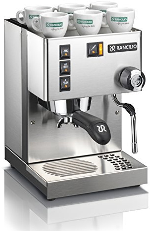 Rancilio Silvia - Cafetera espresso, color plateado