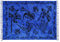 Ciffre Sarong Pareo Wickelrock Lunghi Dhoti Tuch Strandtuch Tribal Gecko Dunkel Blau