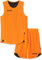 Spalding Kinder Bekleidung teamsport Doubleface Trikot set, 300401006, Mehrfarbig (orange/Schwarz), 140 cm, Gr. S