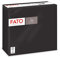 Fato - Einweg-Papierservietten, Softness und Softness, Packung mit 40 Servietten, Größe 38x38 gefaltet in 4, 2-lagig, Farbe Schwarz, 100% reines Zellulosepapier, FSC-zertifiziert