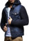 Leif Nelson Giubbotto Jeans Uomo (Blu, Taglia L), Giubbotto Denim Cappuccio, Maniche Maglia, Design Moderno, Vestibilità Regolare