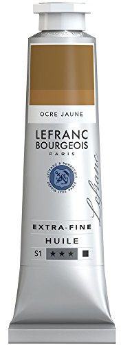 Lefranc Bourgeois 405119 extra feine Ölfarbe in Künstlerqualität aus hochwertigen Pigmenten, lebendige Farben, hohe Lichtechtheit, 40ml Tube - Gelber Ocker